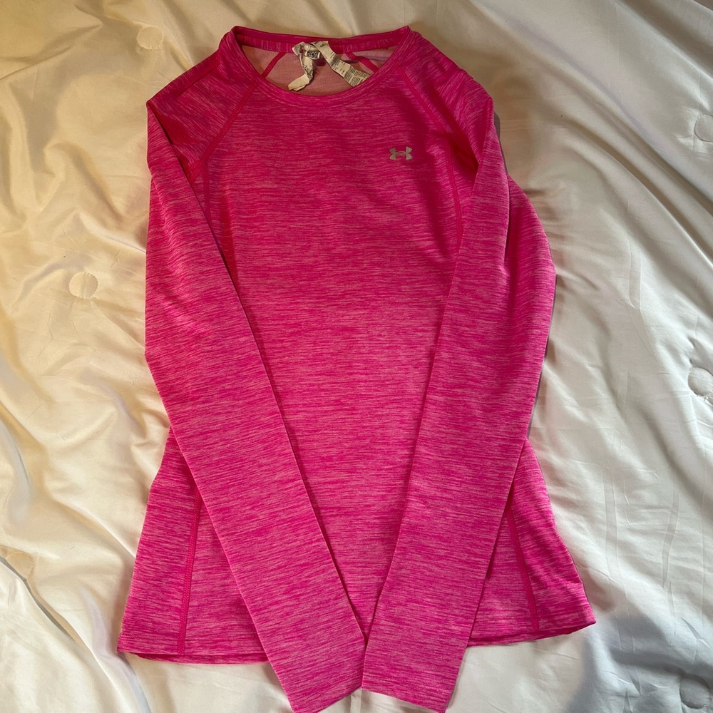 Under Armour Vibrant Pink Athletic Top